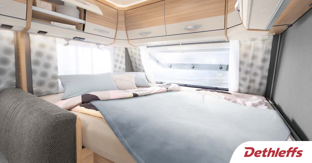 Hinshøj Caravan tilbyder optimal nattesøvn med Dethleffs Camper madrasser