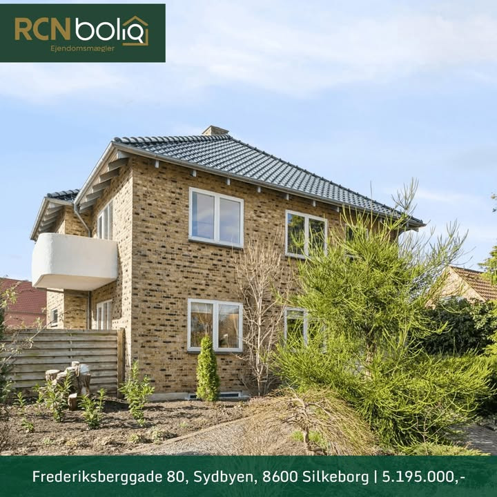 RCNBolig Silkeborg præsenterer unik villa i klassisk stil på Frederiksberggade 80