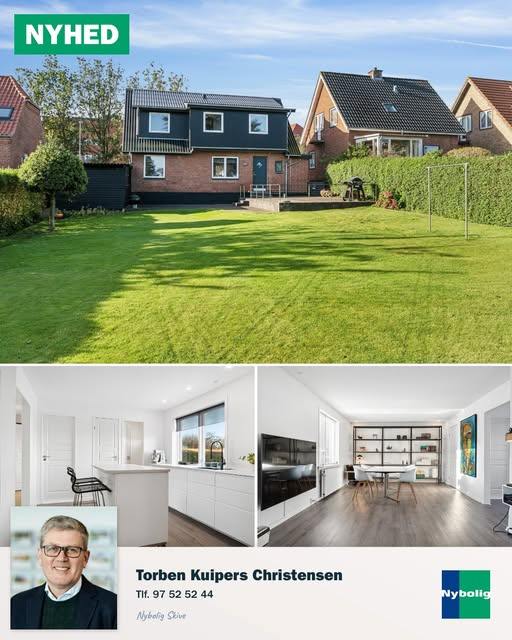 Nybolig Skive I/S præsenterer moderne bolig i Skive centrum