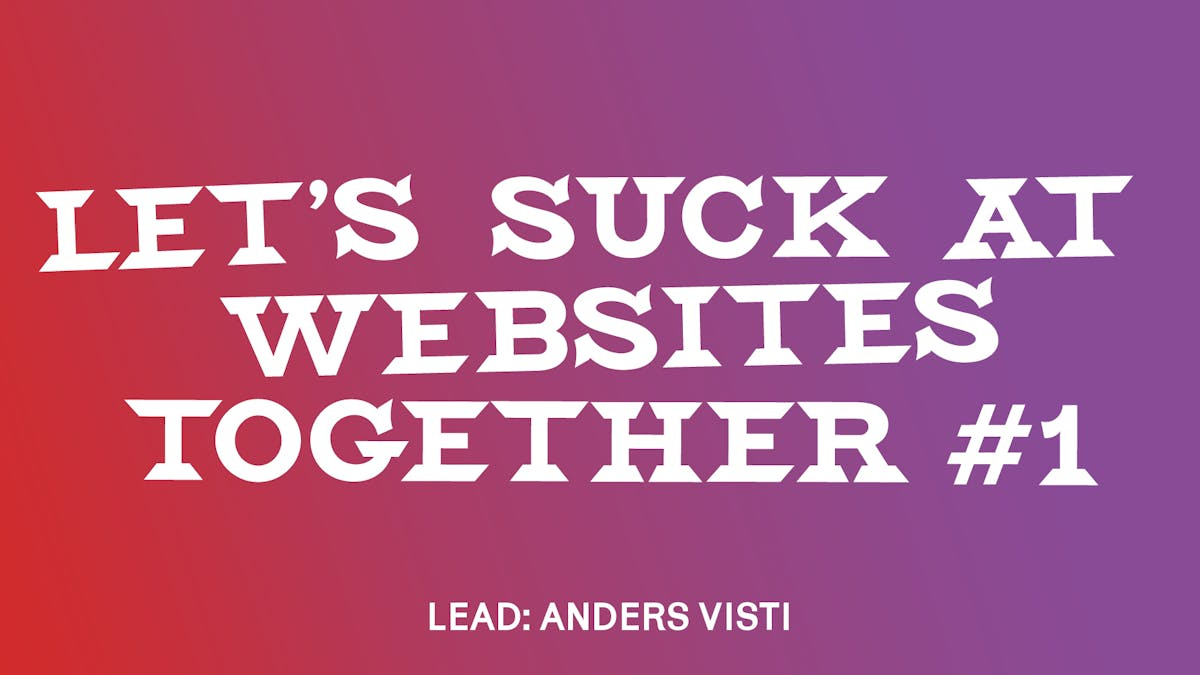 Workshop: Lær at bygge din egen hjemmeside fra bunden