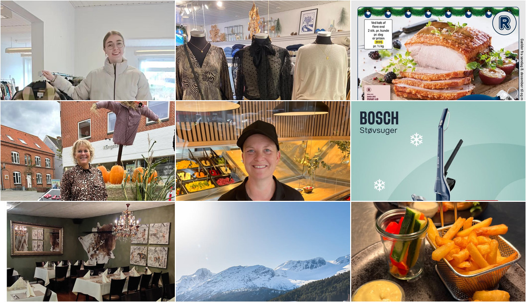 Nyt fra Café Bryggen, ELINS BUTIK, THISTED PEJSECENTER og 9 andre