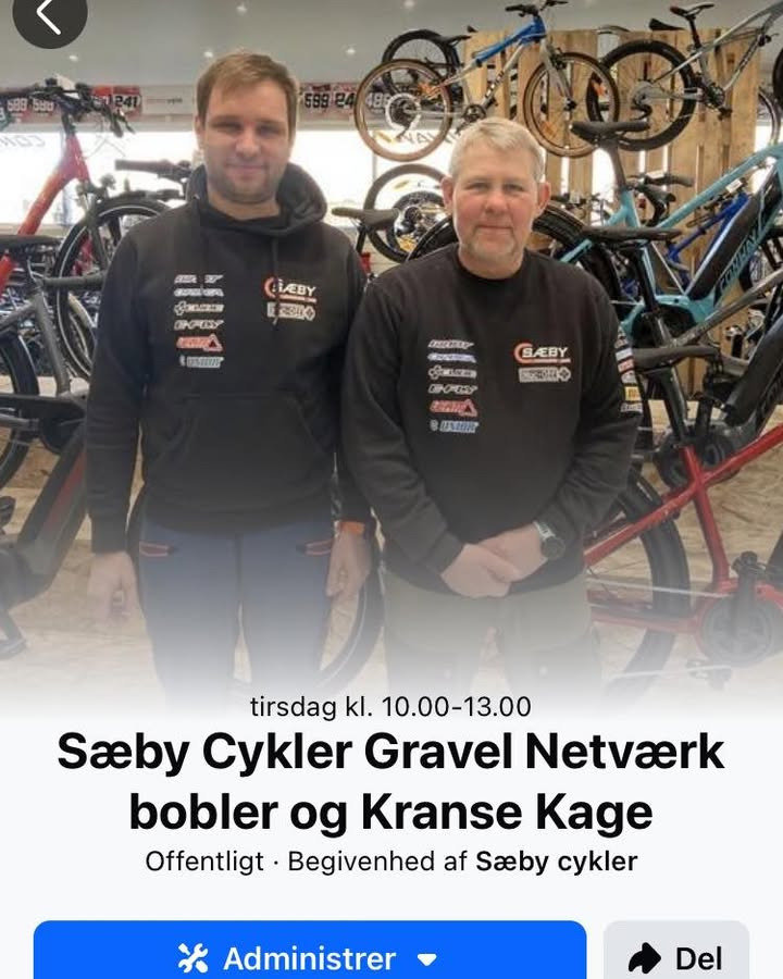 Sæby cykler inviterer til årets sidste gravel tur med bobler og hygge