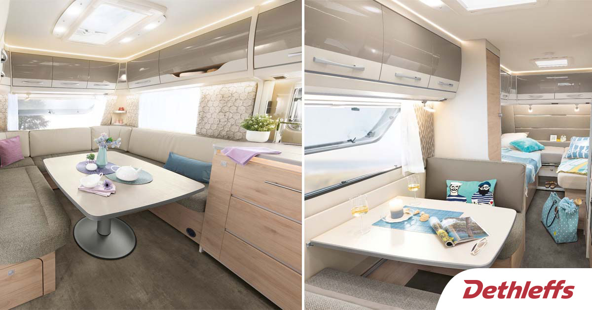 Oplev socialt samvær i Dethleffs Nomad på Møllegårdens Camping