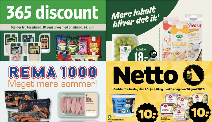 Frokost favorit pålæg til 9 kr. og kyllingenuggets til kun 10 kr. - se de lokale tilbud