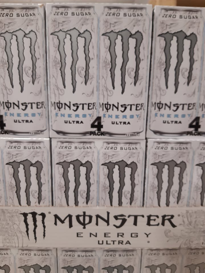 MENY Randers sælger 4-pak Monster Energy Ultra til 35 kr. plus pant