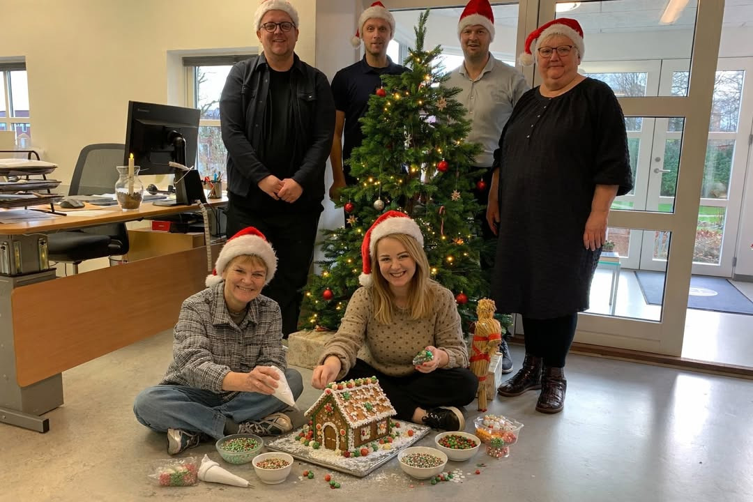 EDC Ejendom­sgrup­pen Struer præsenterer sit juleklare honningkagehus