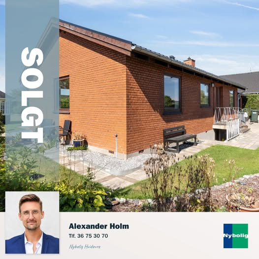 Nybolig Hvidovre - Alexander Holm ApS sælger ejendom på Bredholtvej 24 i Hvidovre