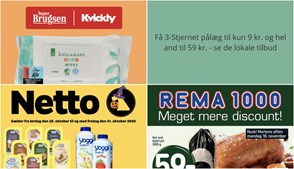 Få 3-Stjernet pålæg til kun 9 kr. og hel and til 59 kr. - se de lokale tilbud