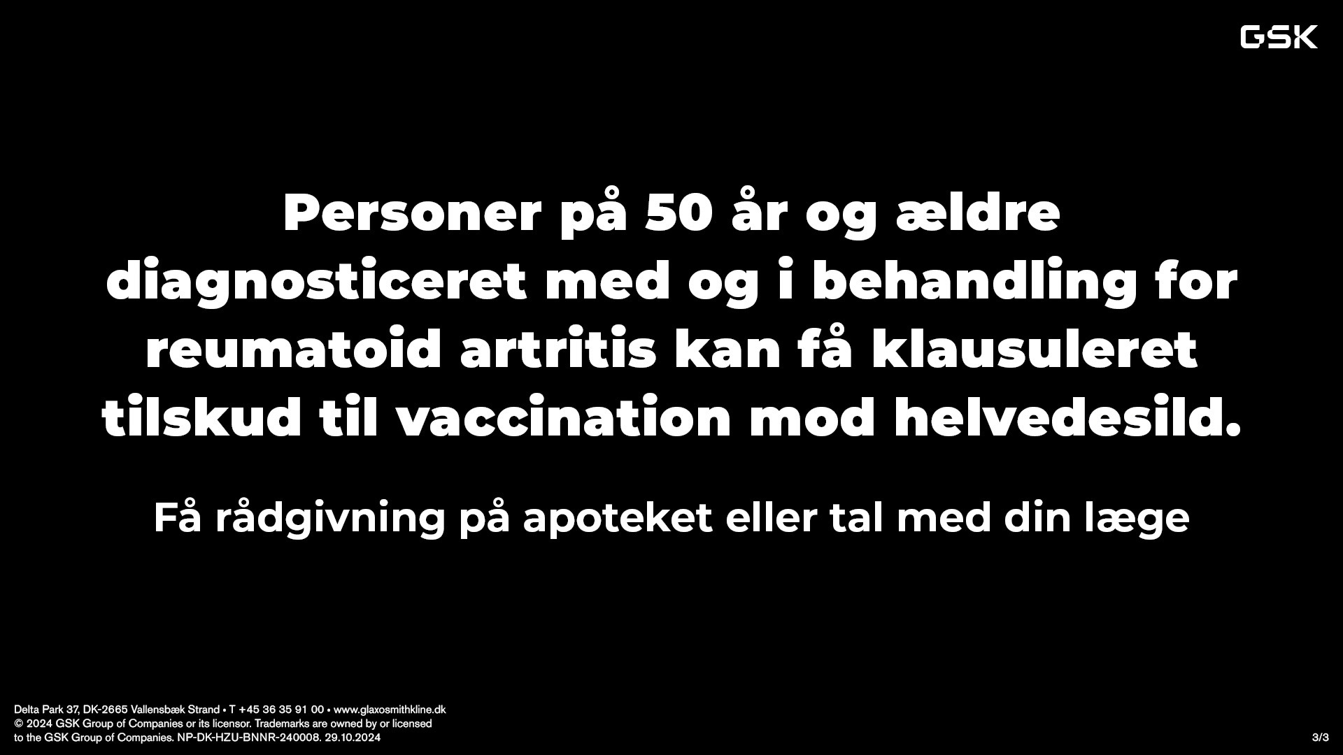 Herning Løve Apotek: Få tilskud til helvedesildsvaccination for dig over 50 med leddegigt