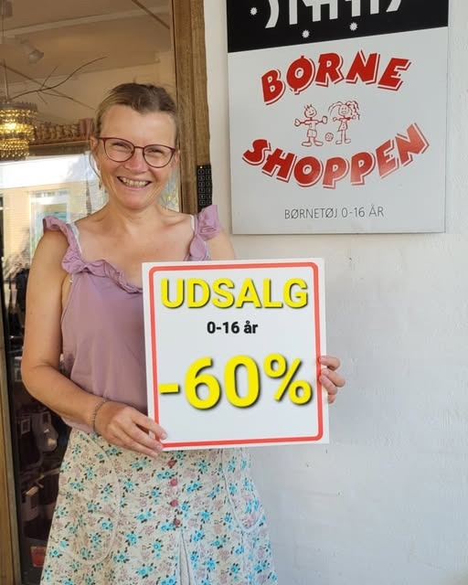 Børneshoppen Brønderslev inviterer til stort udsalg med rabatter op til 60%