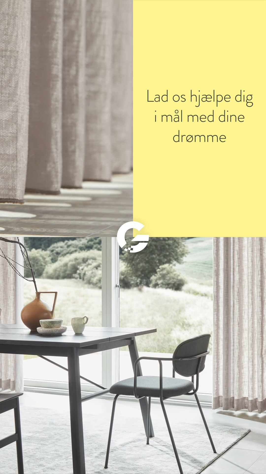 Garant Brønderslev med 25% rabat på Nordic By Garant stofgardiner