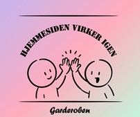 GARDEROBEN meddeler at hjemmesiden er oppe igen