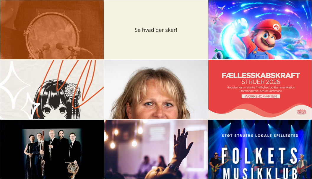 Spændende events i Struer: Fra lydseminarer til musikalske oplevelser