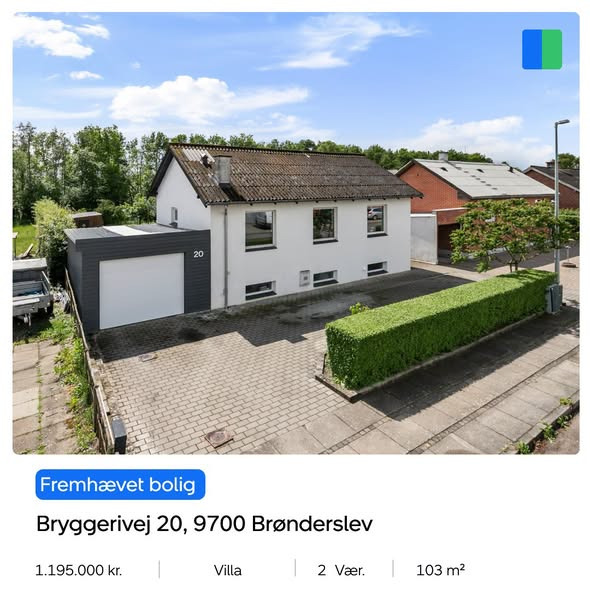 Nybolig Brønderslev & Vrå præsenterer renoveret villa på 103 m² i Brønderslev