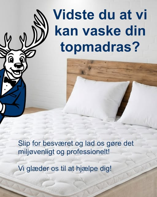 Ren Service A/S fokuserer på bæredygtig rengøring af topmadrasser