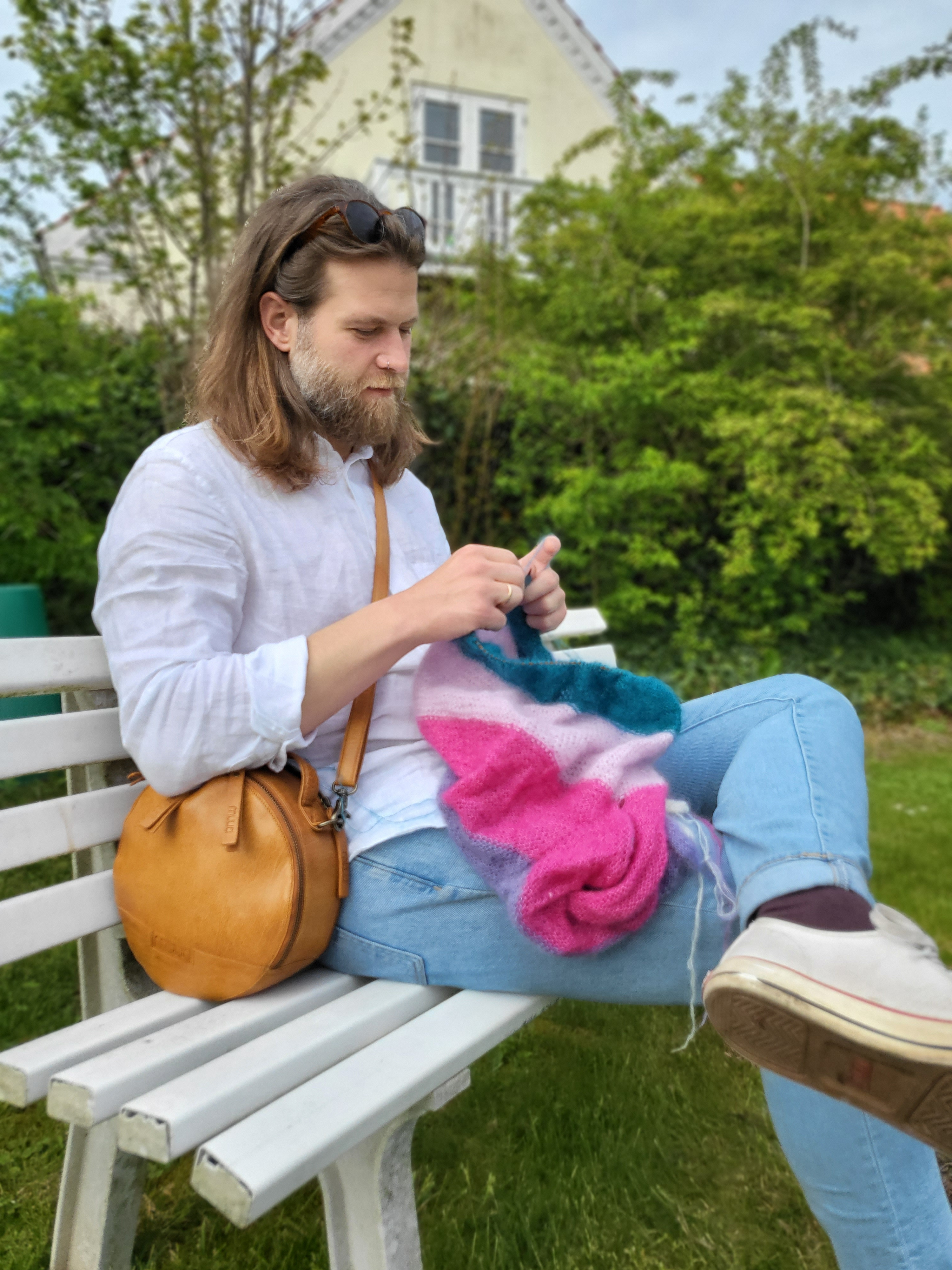 Strikkecafé med Rasmus Valentino Mandal Larsen på Greve Museum