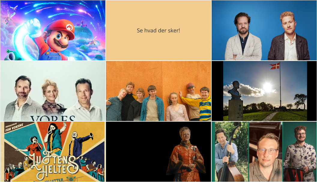 Oplev kulturen i Sønderborg denne weekend: Film, Comedy og Musik