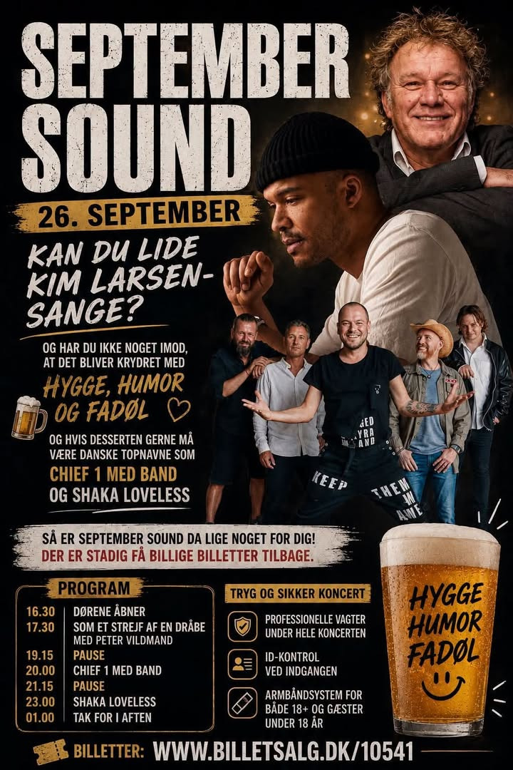 Mejrup Kultur- og Fritidscenter deler budskab om September Sound 2026 i Skave