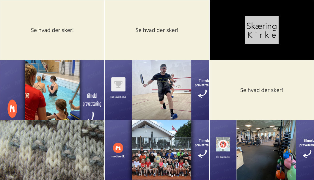 Ugen i Egå: Fra sangfælleskab og svømmetræning til squash og hækling