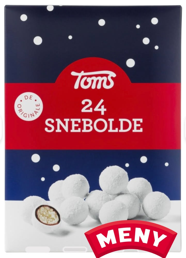 Meny Gl. Skagensvej tilbyder Toms snebolde i gave&#xE6;ske til 65 kr.