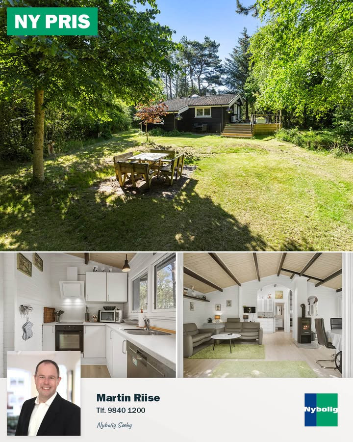 Nybolig Sæby A/S annoncerer ny pris på charmerende sommerhus i Lyngså