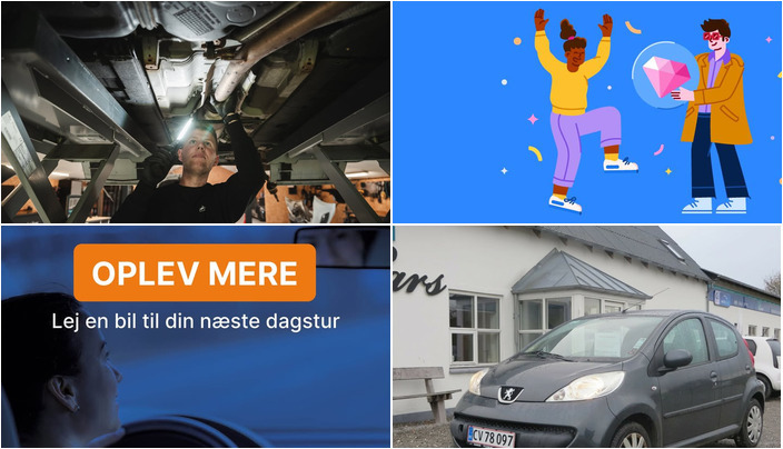 Nyt fra CENTER KIOSKEN , Oscar Biludlejning, Autotekniker v/Kim Skytthe og 1 anden