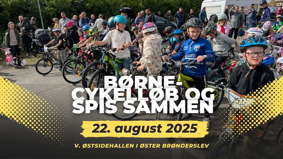 Sponsor-cykelløb bringer børn og voksne sammen i Øster Brønderslev