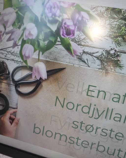 Fynbogården Blomster ApS tager imod bestillinger på mail, mens hjemmesiden fixes