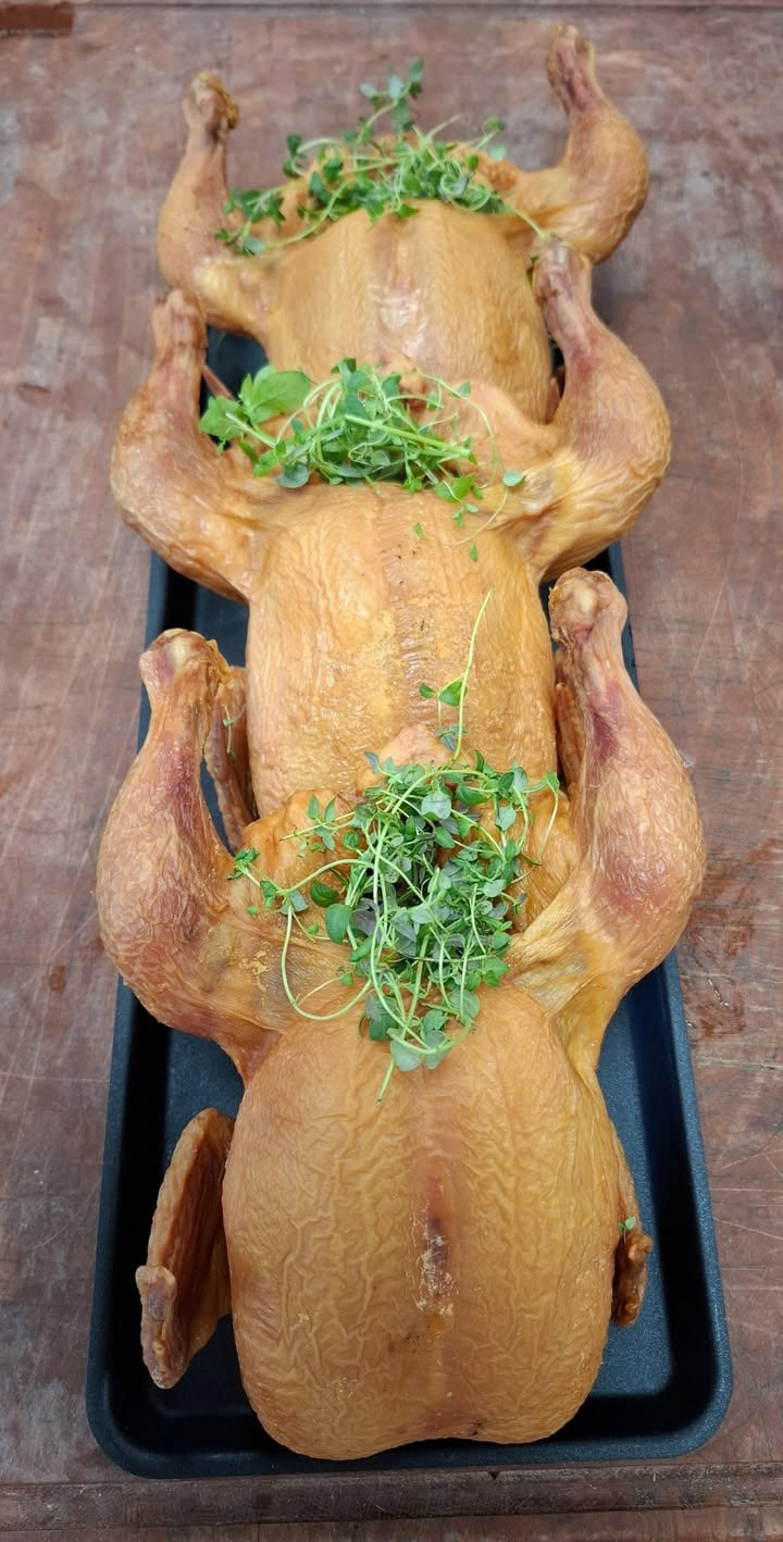 Meny Klarup tilbyder hjemmelavet røget kylling til kun 45 kr. 