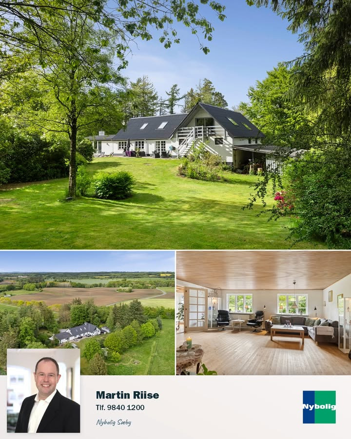 Nybolig Sæby A/S tilbyder ejendom med idylliske omgivelser på Karlsmindevej