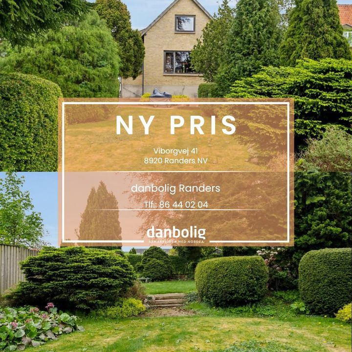 Ny pris på charmerende byhus i Randers fra danbolig Randers