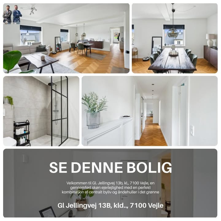 Ejendomsmægler Mike Andersen præsenterer skøn ejerlejlighed i Vejle: en perfekt kombination af byliv og natur
