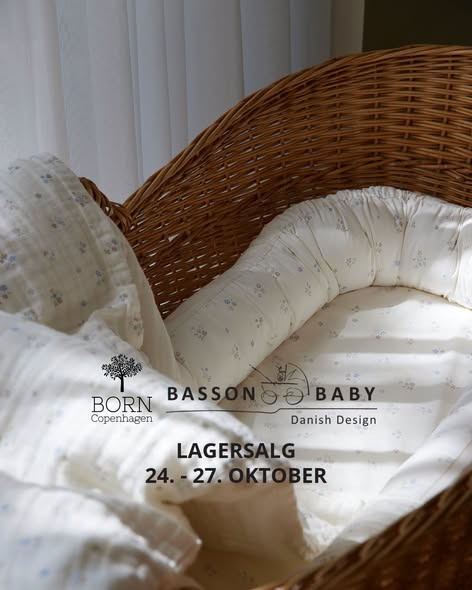 Lagersalg.com annoncerer stort Basson Baby & BORN Copenhagen-lagersalg i Helsingør med op til 80% rabat