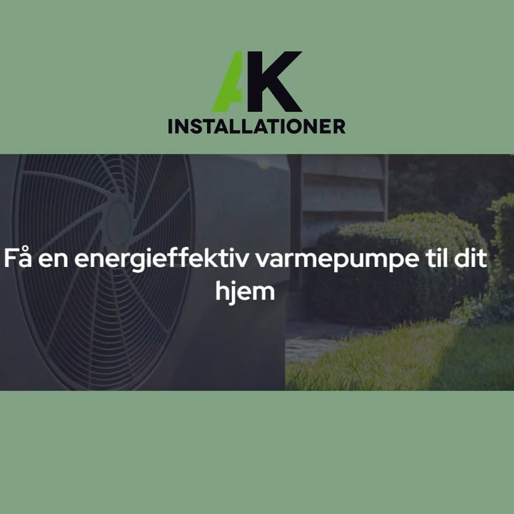 Gør din varmepumpe klar til vinter med AK Installationer
