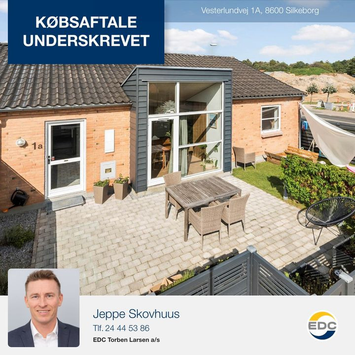 Købsaftale underskrevet: EDC Torben Larsen sælger bolig på Vesterlundvej i Silkeborg