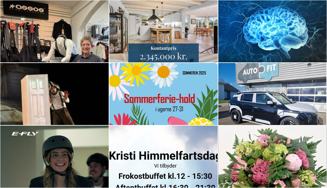 Nyt fra Cykelkram ApS, Herning Løve Apotek, AutoFit A/S og 6 andre
