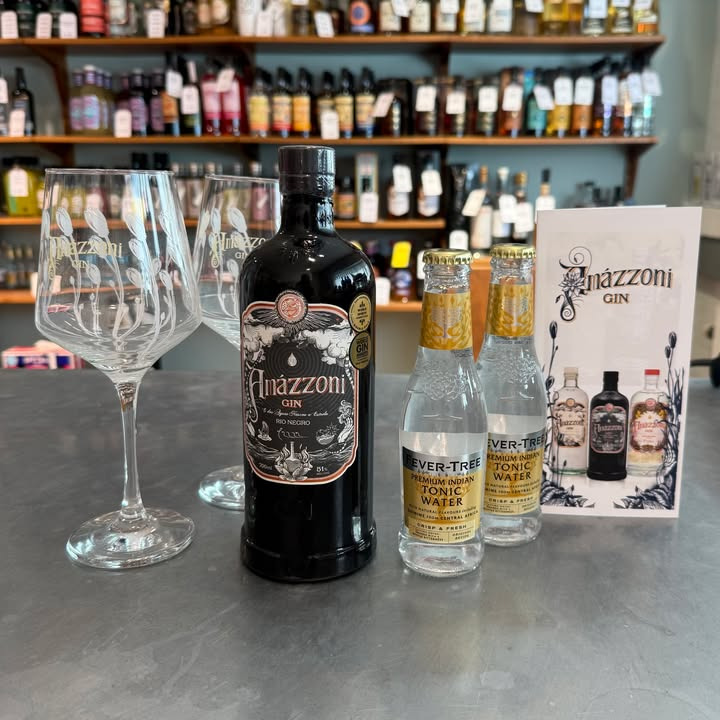 Lahvino Wine & Spirits tilbyder eksklusivt Amazzoni gin-sæt til 390 kr.