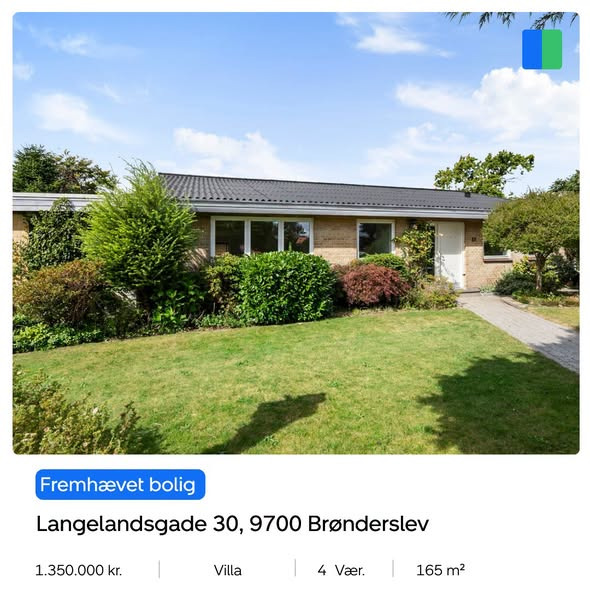 Nybolig Brønderslev & Vrå præsenterer familievenlig villa med lys og charme