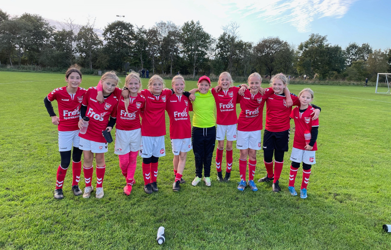 Vejle Bs U12-Piger i storsejr