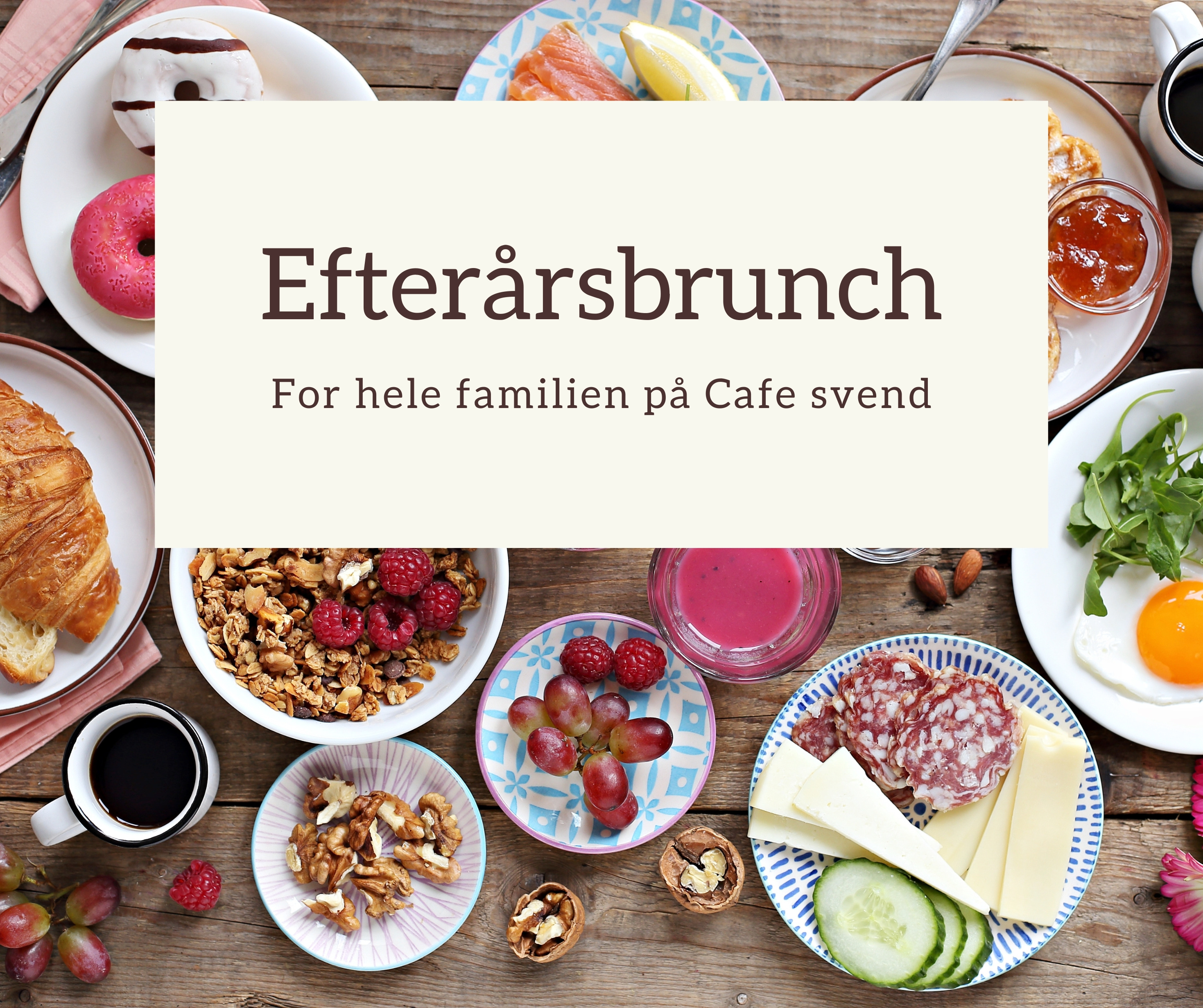 Familiebrunch og jule-kreativitet på Café Svend