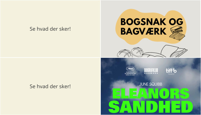 Oplev en kulturel weekend i Brørup: Læseinspiration og biografoplevelser