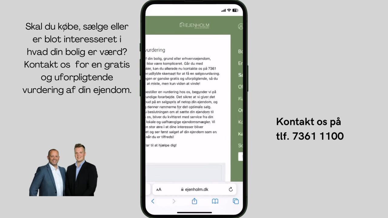 Nyt fra EJENHOLM BOLIG & ERHVERV