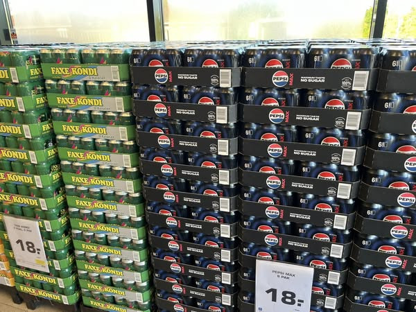 Rema 1000 Aalborg på Stenbjergvej tilbyder kaffe og sodavand til spotpriser