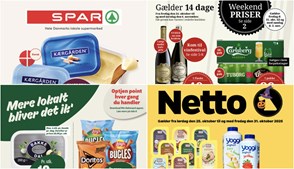 Canaja Gold vin til 49 kr. og Bakkedal smørbar til 12 kr. - se de lokale dagligvaretilbud