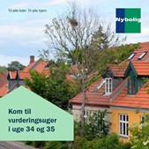 Nybolig Sæby A/S inviterer til gratis og uforpligtende salgsvurdering i uge 34 og 35