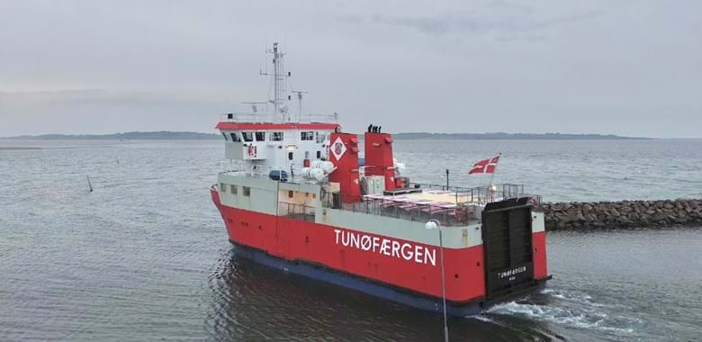 Tunøfærgen skal til reparation