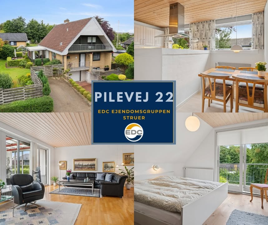 EDC Ejendomsgruppen Struer præsenterer ny villa til salg på Pilevej 22