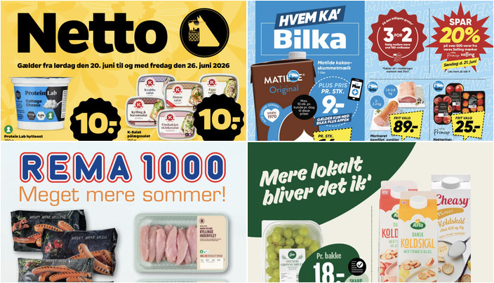 Marineret kamfilet til 89 kr. og stenfri grønne druer til 18 kr. - fantastiske lokale tilbud