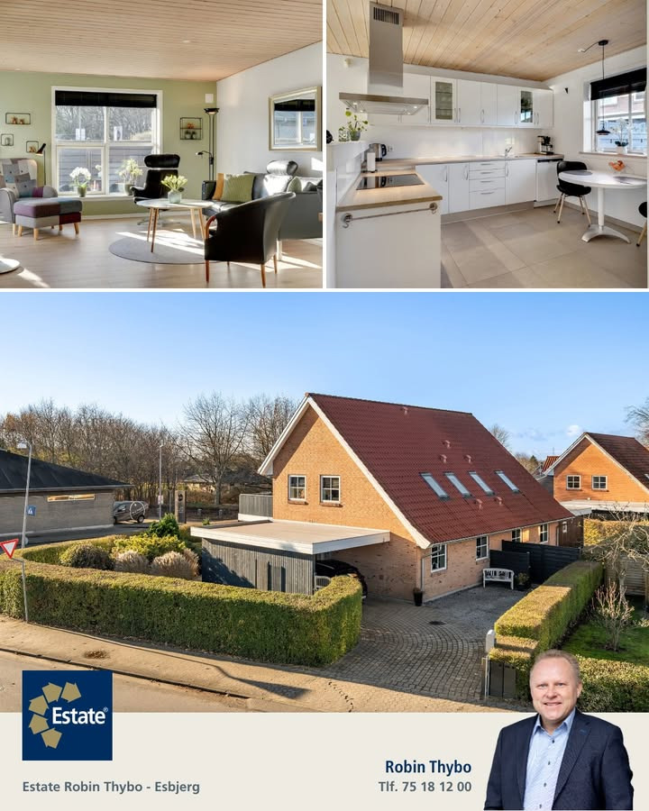 Sjælden boligmulighed i Tarp præsenteres af ESTATE Robin Thybo Esbjerg & Varde
