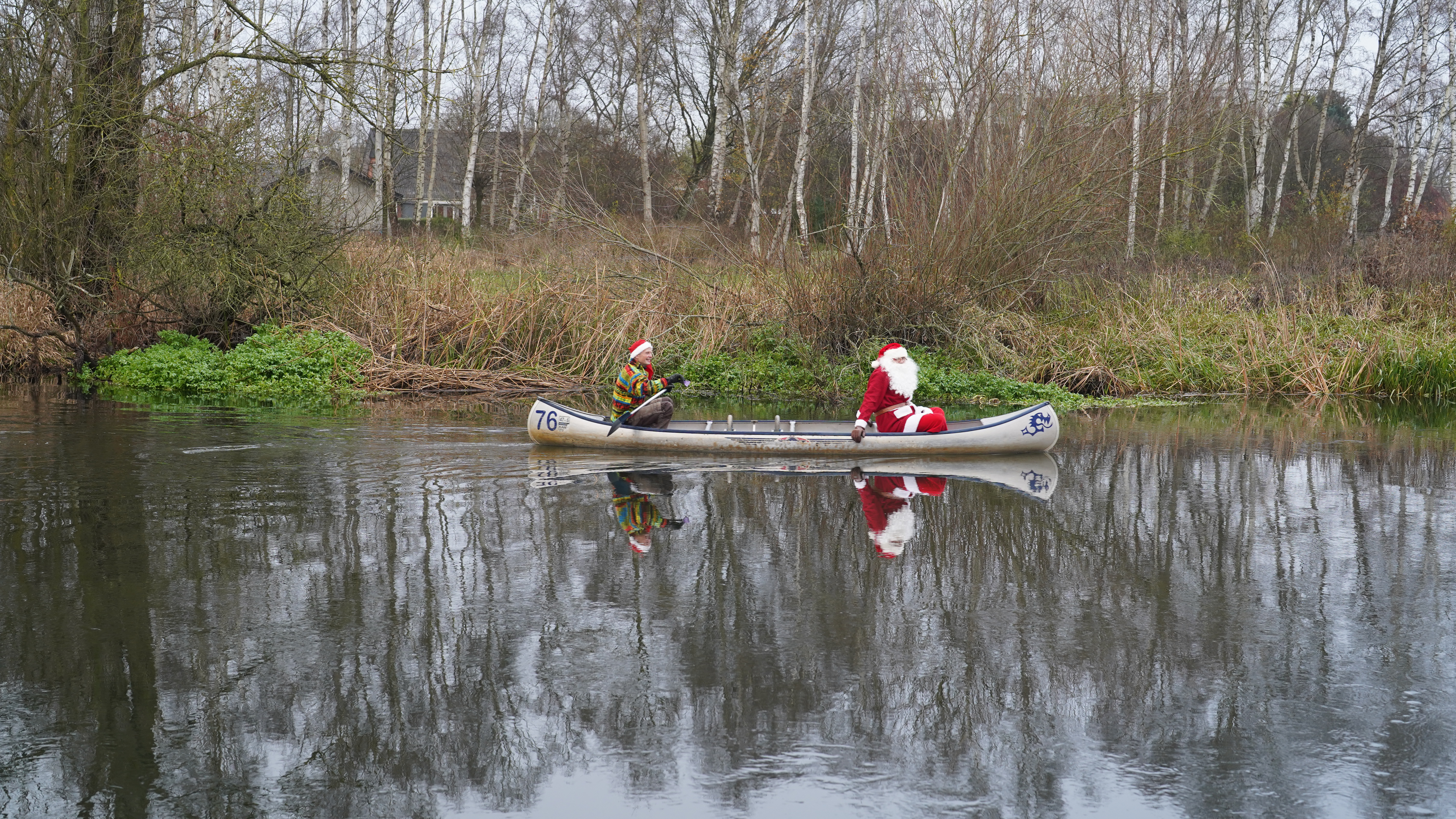 Julestemning i Bjerringbro: Mad- og kunstmarked samt julemandens ankomst